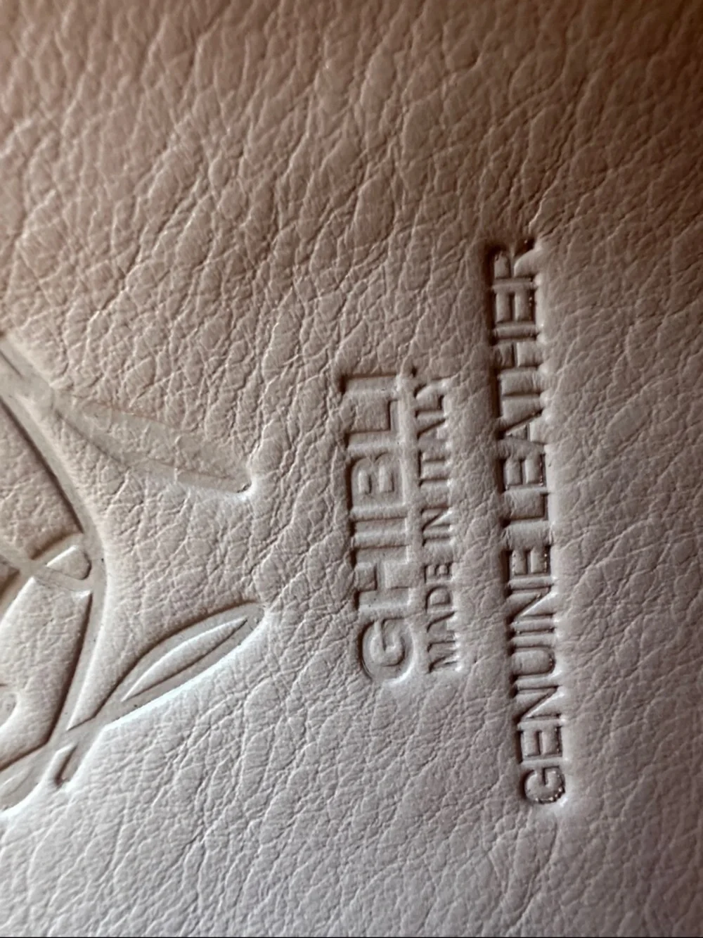 & Other Stories Cream Woven Leather Clutch